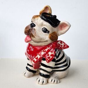 Blue Sky Clayworks Valentine French Bulldog Frenchie Kiss Me I'm French Bandana